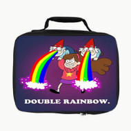 Onyourcases Double Rainbow Gravity Falls Custom Lunch Bag Personalised Photo Adult Kids School Bento Food Picnics Brand New Work Trip Lunch Box Birthday Gift Girls Boys Tote Bag
