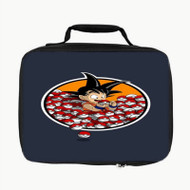 Onyourcases Goku Eat Pokeball Custom Lunch Bag Personalised Photo Adult Kids School Bento Food Picnics Brand New Work Trip Lunch Box Birthday Gift Girls Boys Tote Bag