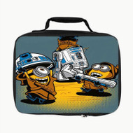 Onyourcases Minions Star Wars Droid Custom Lunch Bag Personalised Photo Adult Kids School Bento Food Picnics Brand New Work Trip Lunch Box Birthday Gift Girls Boys Tote Bag
