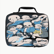 Onyourcases Sans Undertale Collage Custom Lunch Bag Personalised Photo Adult Kids School Bento Food Picnics Brand New Work Trip Lunch Box Birthday Gift Girls Boys Tote Bag