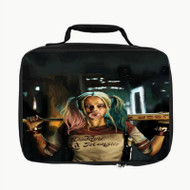 Onyourcases Suicide Squad Harley Quinn Custom Lunch Bag Personalised Photo Adult Kids School Bento Food Picnics Brand New Work Trip Lunch Box Birthday Gift Girls Boys Tote Bag