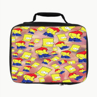 Onyourcases Bart The Simpson Custom Lunch Bag Personalised Photo Adult Kids School Bento Food Picnics Work Brand New Trip Lunch Box Birthday Gift Girls Boys Tote Bag