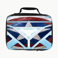 Onyourcases Captain America Shield Iron Man Arc Reactor Custom Lunch Bag Personalised Photo Adult Kids School Bento Food Picnics Work Brand New Trip Lunch Box Birthday Gift Girls Boys Tote Bag