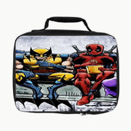 Onyourcases Deadpool and Wolverine Breakfast Custom Lunch Bag Personalised Photo Adult Kids School Bento Food Picnics Work Brand New Trip Lunch Box Birthday Gift Girls Boys Tote Bag
