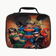 Onyourcases Justice League Identity Crisis Custom Lunch Bag Personalised Photo Adult Kids School Bento Food Picnics Work Brand New Trip Lunch Box Birthday Gift Girls Boys Tote Bag