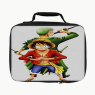 Onyourcases Luffy and Zoro One Piece Custom Lunch Bag Personalised Photo Adult Kids School Bento Food Picnics Work Brand New Trip Lunch Box Birthday Gift Girls Boys Tote Bag