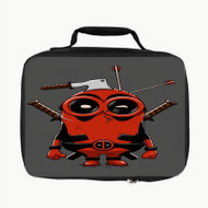 Onyourcases Minion Deadpool Custom Lunch Bag Personalised Photo Adult Kids School Bento Food Picnics Work Brand New Trip Lunch Box Birthday Gift Girls Boys Tote Bag