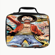 Onyourcases Monkey D Luffy One Piece Custom Lunch Bag Personalised Photo Adult Kids School Bento Food Picnics Work Brand New Trip Lunch Box Birthday Gift Girls Boys Tote Bag