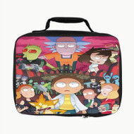 Onyourcases Rick and Morty City Custom Lunch Bag Personalised Photo Adult Kids School Bento Food Picnics Work Brand New Trip Lunch Box Birthday Gift Girls Boys Tote Bag