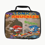 Onyourcases Sonic Knuckles Custom Lunch Bag Personalised Photo Adult Kids School Bento Food Picnics Work Brand New Trip Lunch Box Birthday Gift Girls Boys Tote Bag