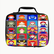Onyourcases Super Mario No Face Custom Lunch Bag Personalised Photo Adult Kids School Bento Food Picnics Work Brand New Trip Lunch Box Birthday Gift Girls Boys Tote Bag