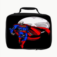 Onyourcases Superman Skeleton Custom Lunch Bag Personalised Photo Adult Kids School Bento Food Picnics Work Brand New Trip Lunch Box Birthday Gift Girls Boys Tote Bag