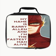 Onyourcases The Flash Quotes Custom Lunch Bag Personalised Photo Adult Kids School Bento Food Picnics Work Brand New Trip Lunch Box Birthday Gift Girls Boys Tote Bag