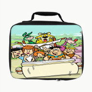 Onyourcases The Flinstones Family Custom Lunch Bag Personalised Photo Adult Kids School Bento Food Picnics Work Brand New Trip Lunch Box Birthday Gift Girls Boys Tote Bag