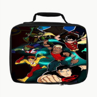 Onyourcases The Team Young Justice Custom Lunch Bag Personalised Photo Adult Kids School Bento Food Picnics Work Brand New Trip Lunch Box Birthday Gift Girls Boys Tote Bag