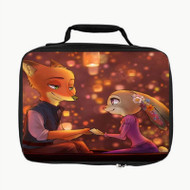Onyourcases Zootopia as Tangled Disney Custom Lunch Bag Personalised Photo Adult Kids School Bento Food Picnics Work Brand New Trip Lunch Box Birthday Gift Girls Boys Tote Bag