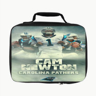 Onyourcases Cam Newton Custom Lunch Bag Personalised Photo Adult Kids School Bento Food Picnics Work Trip Lunch Box Brand New Birthday Gift Girls Boys Tote Bag