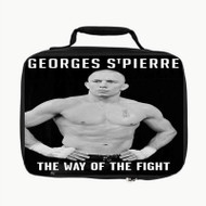Onyourcases Georges St Pierre Custom Lunch Bag Personalised Photo Adult Kids School Bento Food Picnics Work Trip Lunch Box Brand New Birthday Gift Girls Boys Tote Bag