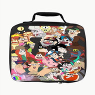 Onyourcases Gravity Falls Characters Collage Custom Lunch Bag Personalised Photo Adult Kids School Bento Food Picnics Work Trip Lunch Box Brand New Birthday Gift Girls Boys Tote Bag