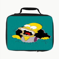 Onyourcases Hommer The Simpsons Custom Lunch Bag Personalised Photo Adult Kids School Bento Food Picnics Work Trip Lunch Box Brand New Birthday Gift Girls Boys Tote Bag