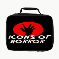 Onyourcases Icons of Horror Custom Lunch Bag Personalised Photo Adult Kids School Bento Food Picnics Work Trip Lunch Box Brand New Birthday Gift Girls Boys Tote Bag