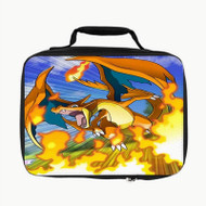 Onyourcases Pokemon Mega Charizard X Custom Lunch Bag Personalised Photo Adult Kids School Bento Food Picnics Work Trip Lunch Box Brand New Birthday Gift Girls Boys Tote Bag