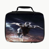 Onyourcases Silver Surfer Marvel Superheroes Custom Lunch Bag Personalised Photo Adult Kids School Bento Food Picnics Work Trip Lunch Box Brand New Birthday Gift Girls Boys Tote Bag