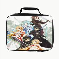 Onyourcases Sword Art Online Kirito and Girls Products Custom Lunch Bag Personalised Photo Adult Kids School Bento Food Picnics Work Trip Lunch Box Brand New Birthday Gift Girls Boys Tote Bag