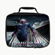 Onyourcases Vision Marvel Superheroes Custom Lunch Bag Personalised Photo Adult Kids School Bento Food Picnics Work Trip Lunch Box Brand New Birthday Gift Girls Boys Tote Bag