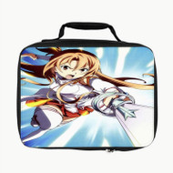 Onyourcases Asuna Sword Art Online Blue and White New Custom Lunch Bag Personalised Photo Adult Kids School Bento Food Picnics Work Trip Lunch Box Birthday Brand New Gift Girls Boys Tote Bag