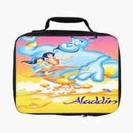 Onyourcases Disney Aladdin Jasmine and Genie New Custom Lunch Bag Personalised Photo Adult Kids School Bento Food Picnics Work Trip Lunch Box Birthday Brand New Gift Girls Boys Tote Bag