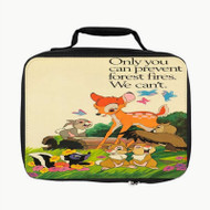 Onyourcases Disney Bambi Quotes Custom Lunch Bag Personalised Photo Adult Kids School Bento Food Picnics Work Trip Lunch Box Birthday Brand New Gift Girls Boys Tote Bag
