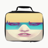 Onyourcases Lady Gaga Art Face Custom Lunch Bag Personalised Photo Adult Kids School Bento Food Picnics Work Trip Lunch Box Birthday Brand New Gift Girls Boys Tote Bag