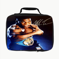 Onyourcases Mike Tyson Champion Boxer Custom Lunch Bag Personalised Photo Adult Kids School Bento Food Picnics Work Trip Lunch Box Birthday Brand New Gift Girls Boys Tote Bag