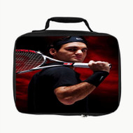 Onyourcases Roger Federer Tennis Arts Custom Lunch Bag Personalised Photo Adult Kids School Bento Food Picnics Work Trip Lunch Box Birthday Brand New Gift Girls Boys Tote Bag