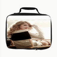 Onyourcases Taylor Swift Glass New Custom Lunch Bag Personalised Photo Adult Kids School Bento Food Picnics Work Trip Lunch Box Birthday Brand New Gift Girls Boys Tote Bag