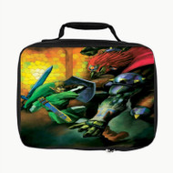 Onyourcases The Legend of Zelda Ocarina of Time Link Battle Custom Lunch Bag Personalised Photo Adult Kids School Bento Food Picnics Work Trip Lunch Box Birthday Brand New Gift Girls Boys Tote Bag