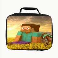 Onyourcases The Story of Minecraft Custom Lunch Bag Personalised Photo Adult Kids School Bento Food Picnics Work Trip Lunch Box Birthday Brand New Gift Girls Boys Tote Bag