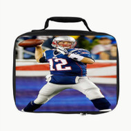 Onyourcases Tom Brady New England Patriots New Custom Lunch Bag Personalised Photo Adult Kids School Bento Food Picnics Work Trip Lunch Box Birthday Brand New Gift Girls Boys Tote Bag