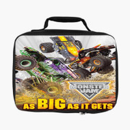 Onyourcases Monster Jam As Big As It Gets Custom Lunch Bag Personalised Photo Adult Kids School Bento Food Picnics Work Trip Lunch Box Birthday Gift Brand New Girls Boys Tote Bag