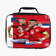 Onyourcases Serbia World Cup 2022 Custom Lunch Bag Personalised Photo Adult Kids School Bento Food Picnics Work Trip Lunch Box Birthday Gift Brand New Girls Boys Tote Bag