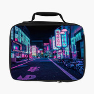 Onyourcases Tokyo A Neon Wonderland Custom Lunch Bag Personalised Photo Adult Kids School Bento Food Picnics Work Trip Lunch Box Birthday Gift Brand New Girls Boys Tote Bag