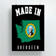 Onyourcases Made In Aberdeen Washington Custom Poster Silk Poster Wall Decor Home Decoration Wall Art Satin Silky Decorative Wallpaper Personalized Wall Hanging 20x14 Inch 24x35 Inch Poster