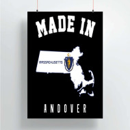 Onyourcases Made In Andover Massachusetts Custom Poster Silk Poster Wall Decor Home Decoration Wall Art Satin Silky Decorative Wallpaper Personalized Wall Hanging 20x14 Inch 24x35 Inch Poster