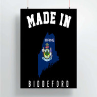 Onyourcases Made In Biddeford Maine Custom Poster Silk Poster Wall Decor Home Decoration Wall Art Satin Silky Decorative Wallpaper Personalized Wall Hanging 20x14 Inch 24x35 Inch Poster