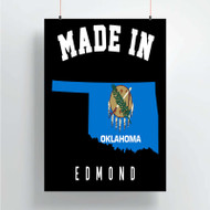 Onyourcases Made In Edmond Oklahoma Custom Poster Silk Poster Wall Decor Home Decoration Wall Art Satin Silky Decorative Wallpaper Personalized Wall Hanging 20x14 Inch 24x35 Inch Poster