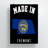 Onyourcases Made In Fremont Nebraska Custom Poster Silk Poster Wall Decor Home Decoration Wall Art Satin Silky Decorative Wallpaper Personalized Wall Hanging 20x14 Inch 24x35 Inch Poster