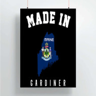 Onyourcases Made In Gardiner Maine Custom Poster Silk Poster Wall Decor Home Decoration Wall Art Satin Silky Decorative Wallpaper Personalized Wall Hanging 20x14 Inch 24x35 Inch Poster