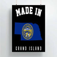 Onyourcases Made In Grand Island Nebraska Custom Poster Silk Poster Wall Decor Home Decoration Wall Art Satin Silky Decorative Wallpaper Personalized Wall Hanging 20x14 Inch 24x35 Inch Poster