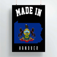 Onyourcases Made In Hanover Pennsylvania Custom Poster Silk Poster Wall Decor Home Decoration Wall Art Satin Silky Decorative Wallpaper Personalized Wall Hanging 20x14 Inch 24x35 Inch Poster